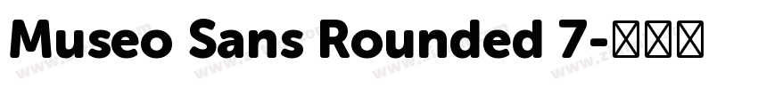 Museo Sans Rounded 7字体转换